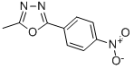 2-Methyl-5-(4-nitrophenyl)-1,3,4-oxadiazole Structure,22815-99-2Structure