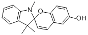 1’,3’,3’-Trimethyl-6-hydroxyspiro(2h-1-benzopyran-2,2’-indoline) Structure,23001-29-8Structure