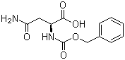 N-Benzyloxycarbonyl-L-asparagine Structure