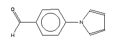 4-吡咯-1-苯甲醛结构式_23351-05-5结构式