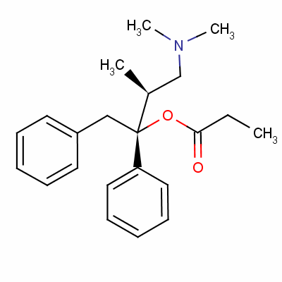 左丙氧芬结构式_2338-37-6结构式
