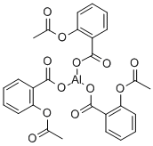乙酰水杨酸铝结构式_23413-80-1结构式