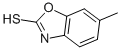 6-甲基-1,3-苯并噁唑-2-硫醇结构式_23417-29-0结构式