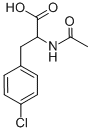 Ac-dl-phe(4-clf)-oh结构式_23434-92-6结构式