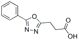 3-(5-苯基-1,3,4-噁二唑)丙酸结构式_23464-98-4结构式