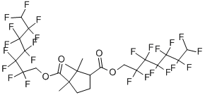 二(1H,1H,7H-全氟庚基)二樟脑酸结构式_2355-57-9结构式