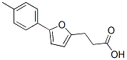 3-(5-对甲苯基-2-呋喃)-丙酸结构式_23589-06-2结构式