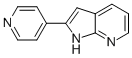 2-(4-吡啶)-1H-吡咯并[2,3-B]吡啶结构式_23612-51-3结构式