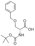 N-BOC-O-苄基-L-丝氨酸结构式_23680-31-1结构式