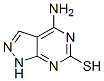 4-氨基-6-疏基吡唑并[3,4-d]嘧啶结构式_23771-52-0结构式