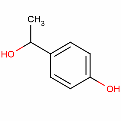 1-(对羟基苯基)乙醇结构式_2380-91-8结构式