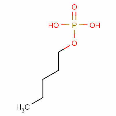 戊基磷酸二氢酯结构式_2382-76-5结构式