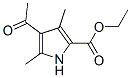2,4-Dimethyl-3-acetyl-5-carbethoxypyrrole Structure,2386-26-7Structure