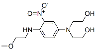 1-[(2’-Methoxyethyl)amino]-2-nitro-4-[di-(2’-hydroxyethyl)amino]benzene Structure,23920-15-2Structure