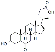 3-Alpha-羟基-6-酮胆烷酸结构式_2393-61-5结构式