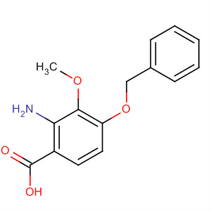 2-氨基-4-(苄氧基)-3-甲氧基苯甲酸结构式_23938-73-0结构式