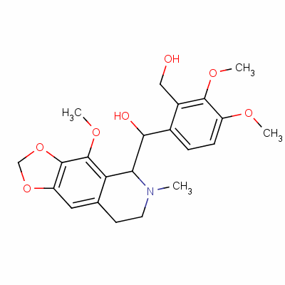 (-)-alpha-那可丁二醇结构式_23942-99-6结构式