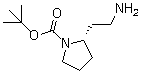 (S)-2-(氨乙基)-1-N-Boc-吡咯烷结构式_239483-09-1结构式