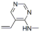 (8CI)-4-(甲基氨基)-5-乙烯基嘧啶结构式_23956-20-9结构式