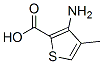 3-氨基-4-甲基-2-噻吩羧酸结构式_23968-18-5结构式