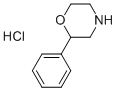 2-苯基吗啉盐酸盐结构式_23972-42-1结构式