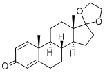 1,4-雄二烯-3,17-二酮 17-乙烯酮结构式_2398-63-2结构式