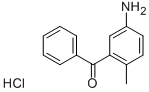 (5-氨基-2-甲基-苯基)-苯基-甲酮盐酸盐结构式_24021-37-2结构式