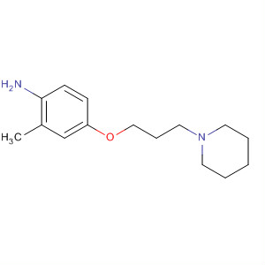 2-Methyl-4-(3-(piperidin-1-yl)propoxy)benzenamine Structure,24085-55-0Structure