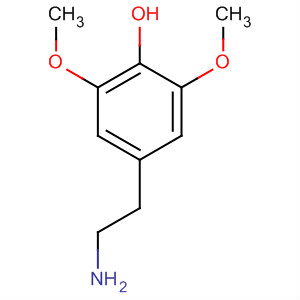 4-(2-氨基乙基)-2,6-二甲氧基苯酚结构式_2413-00-5结构式