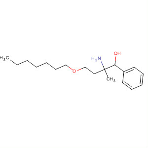 2-氨基-4-(4-庚基氧基苯基)-2-甲基丁醇结构式_241476-69-7结构式