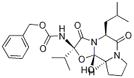 [2R-(2alpha,5alpha,10abeta,10balpha)]-[八氢-10b-羟基-2-(1-甲基乙基)-5-(2-甲基丙基)-3,6-二氧代-8H-恶唑并[3,2-a]吡咯并[2,1-c]吡嗪-2-基]-氨基甲酸结构式_24177-09-1结构式