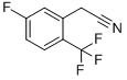 2-Trifluoromethyl-5-fluorobenzyl cyanide Structure,242812-09-5Structure