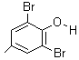 2,6-二溴-4-甲基苯酚结构式_2432-14-6结构式