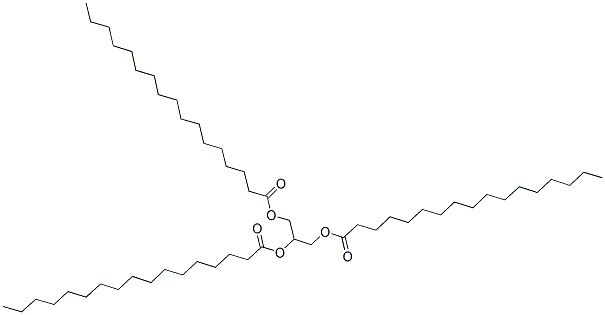 1,2,3-丙烷三基三(十七烷酸)酯结构式_2438-40-6结构式