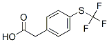 4-(三氟甲基硫代)苯乙酸结构式_243977-23-3结构式