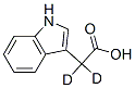 吲哚乙酸-D2结构式_24420-86-8结构式