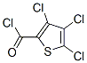 3,4,5-Trichlorothiophene-2-carbonyl chloride Structure,24422-15-9Structure