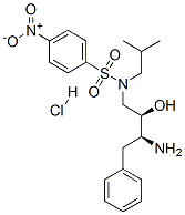 N-[(2r,3s)-3-amino-2-hydroxy-4-phenylbutyl]-n-(2-methylpropyl)-4-nitro- benzenesulfonamide hydrochloride (1:1) Structure,244634-31-9Structure