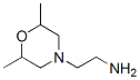 4-(2-氨基乙基)-顺式-2,6-二甲基吗啉结构式_244789-18-2结构式
