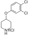 4-(3,4-二氯苯氧基)哌啶结构式_245057-73-2结构式