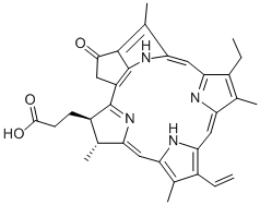 Pyropheophorbide a Structure,24533-72-0Structure