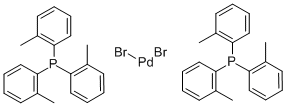 Dibromobis(tri-ortho-tolyphosphine)palladium(II) Structure,24554-43-6Structure