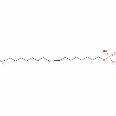 磷酸二氢-9-十八烯-1-醇酯结构式_24613-61-4结构式