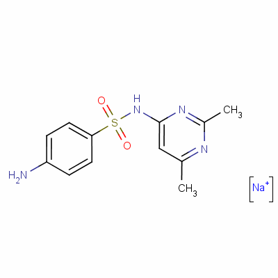 Sodium 4-amino-n-(2,6-dimethylpyrimidin-4-yl)benzenesulfonamide Structure,2462-17-1Structure