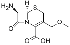 7-氨基-3-甲氧基甲基-3-头孢烯-4-甲酸结构式_24701-69-7结构式
