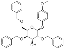 4-Methoxyphenyl 2,4,6-Tri-O-benzyl-β-D-galactopyranoside Structure,247027-79-8Structure
