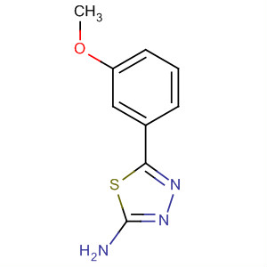 1,3,4-Thiadiazol-2-amine, 5-(3-methoxyphenyl)- Structure,247109-15-5Structure