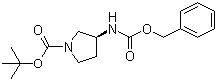 (S)-3-cbz-amino-1-boc-pyrrolidine Structure,247569-07-9Structure