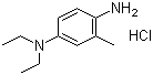 4-二乙基氨基-2-甲基苯基氯化铵结构式_24828-38-4结构式