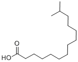 13-甲基十四酸结构式_2485-71-4结构式